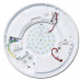 LED stropní svítidlo VICTOR s nouzovým modulem a čidlem pohybu, 18W, teplá bílá 3000K, 1480Lm - ECOLITE